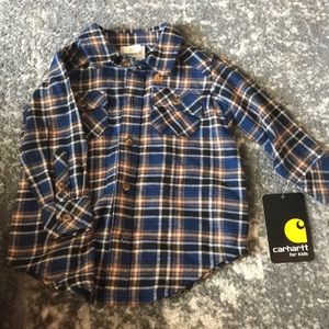 BNWT Carhartt Baby boy Button Up